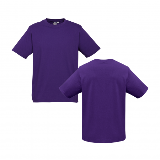 Mens Purple Custom Tee Your Choice of Design or Logo