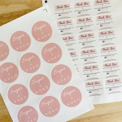 Custom Round & Square Sticker Sheets