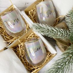 Personalized Opal Stemless Glass