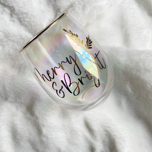 Personalised Opal Stemless Glass