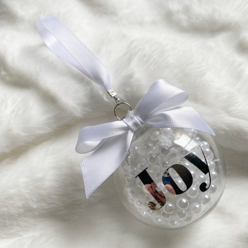 Faux Pearl Filled Bauble