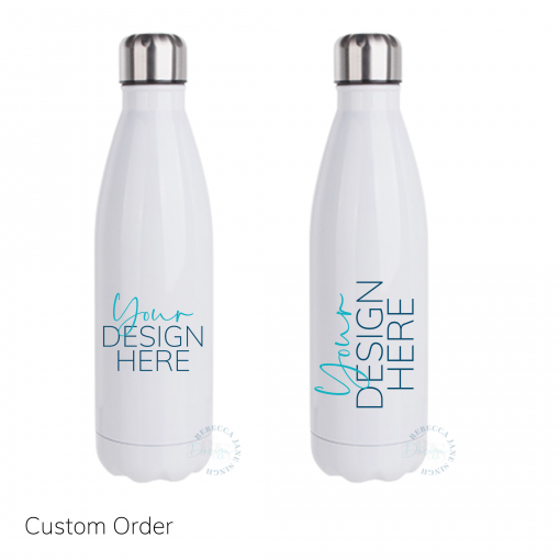 Personalised 750ml Double Walled Stainless Steel Drink Bottle