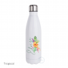 Personalised 500ml Double Walled Stainless Steel Drink Bottle Tropical