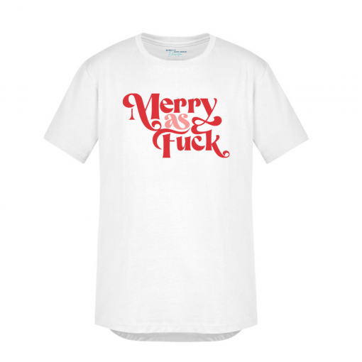 Merry As Fuck Oversized Night Shirt