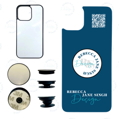 Rebecca Jane Singh Design Custom iPhone Case & Pop Socket Set