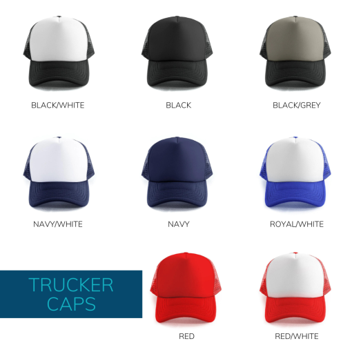 Standard Trucker Caps Rebecca Jane Singh Design